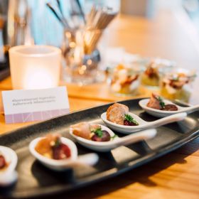Small appetizers served in the LUX Restaurant and Bar.
