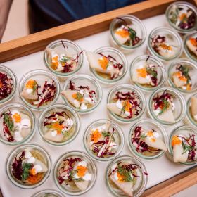 Small appetizers served in the LUX Restaurant and Bar.