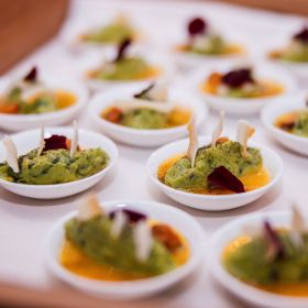 Small appetizers served in the LUX Restaurant and Bar.